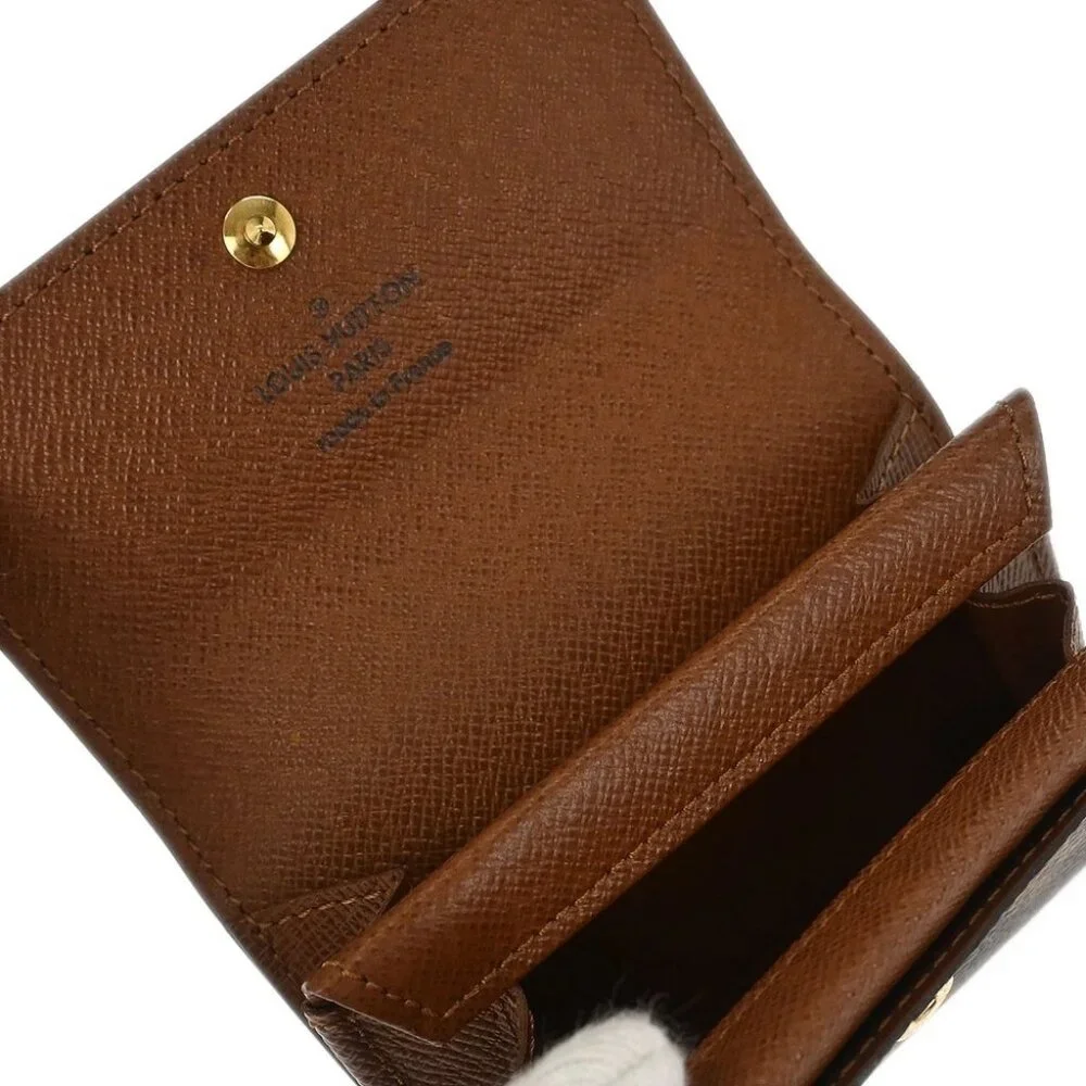 Louis Vuitton Monogram Porte Monnaie Plat Coin Case Wallet - Picture 5 of 7